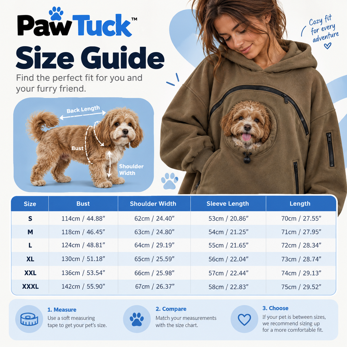 Paw Tuck™ Pet Carrier Hoodie
