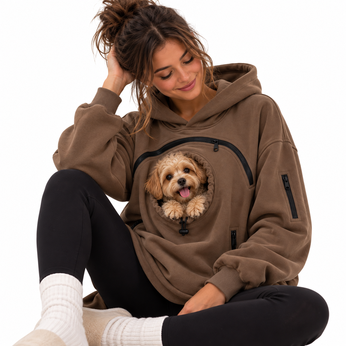 Paw Tuck™ Pet Carrier Hoodie