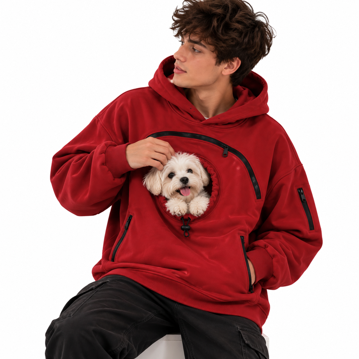 Paw Tuck™ Pet Carrier Hoodie